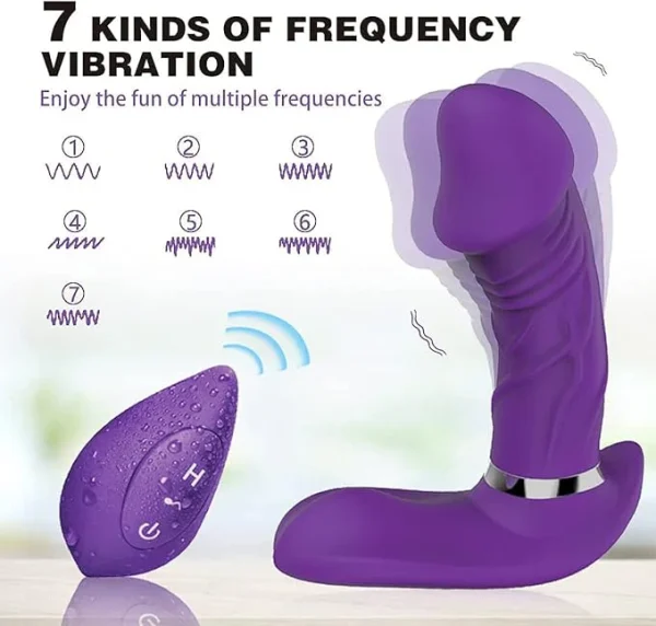 Silicone Remote Control Vibrator – Rechargeable Wellness Device