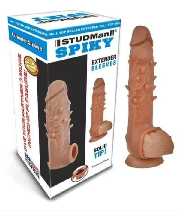 6.2 Inch Soft Spike Sleeve – Premium Silicone Wellness Device